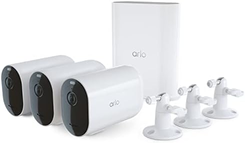 Arlo Pro 5S 2K XL Spotlight Camera -White 3 Pack