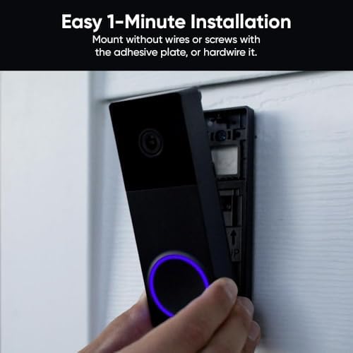 WYZE Wireless Duo Cam Video Doorbell  Battery Powered - Afbeelding 6