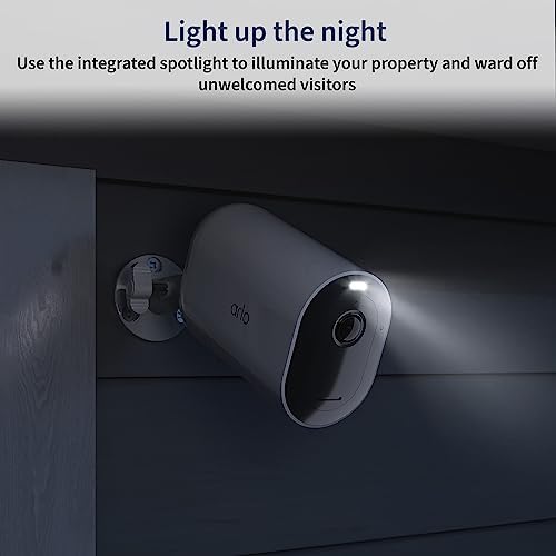 Arlo Pro 5S 2K XL Spotlight Camera -White 3 Pack - Afbeelding 8