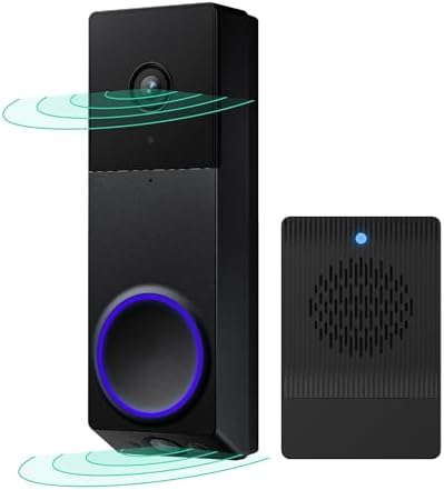 WYZE Wireless Duo Cam Video Doorbell  Battery Powered
