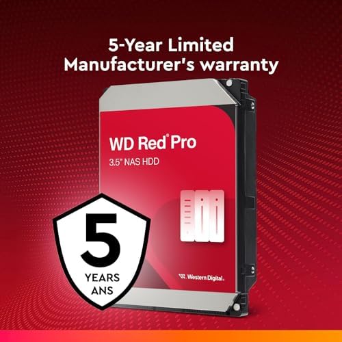 Western Digital 24TB WD Red Pro NAS Internal Hard Drive HDD - Afbeelding 4