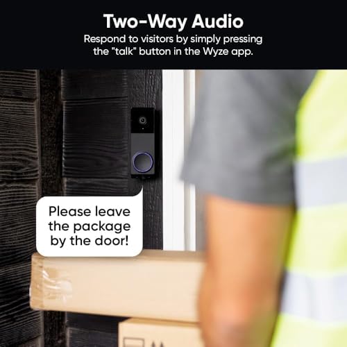 WYZE Wireless Duo Cam Video Doorbell  Battery Powered - Afbeelding 7