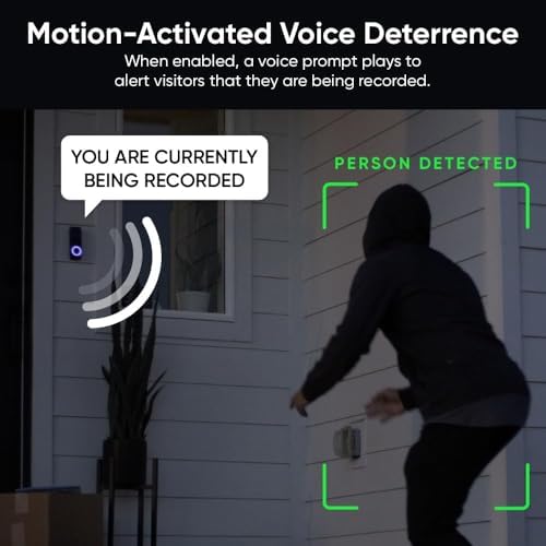 WYZE Wireless Duo Cam Video Doorbell  Battery Powered - Afbeelding 8