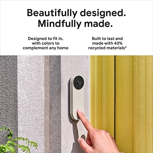 Google Nest Doorbell - (Bedraad, 2nd Gen) - Ivy - Afbeelding 9