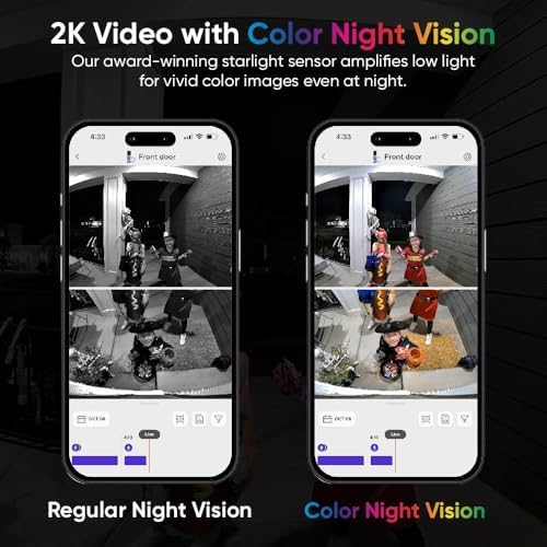 WYZE Wireless Duo Cam Video Doorbell  Battery Powered - Afbeelding 3