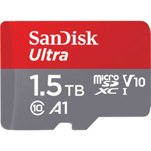 SanDisk 1.5TB Ultra microSDXC UHS-I Memory Card